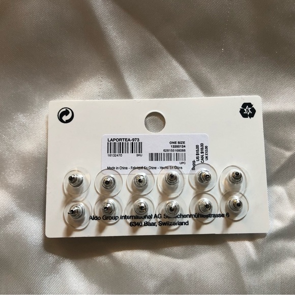 ALDO Heart Shaped Stud Set (cubic zirconia) - Picture 4 of 4